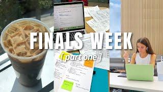 [FINALS WEEK VLOG] going to the library everyday, late night studying and exams, lots of coffee