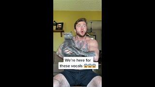 The cat's face + his vocals are everything  #shorts | Cover by Garett Nolan