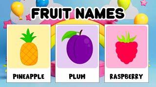 Cartoons – Kids Songs – Lagu Anak Anak | Learn Fruit Names | Super Renell Toddler Learning Video