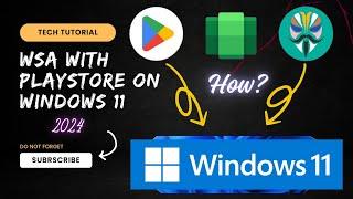 Step-by-Step Guide: Installing WSA with Play Store Support 2024 | Windows 10 & 11 | Aarav's Tech