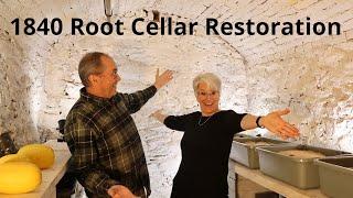 Reviving History: Restoring a 1840s Root Cellar to Its Former Glory