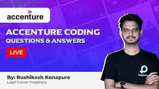 Accenture Coding Assessment Questions and Answers 2024