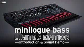 Korg minilogue bass - Introduction & Sound Demo