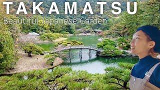 KAGAWA What to do in Takamatsu? Ritsurin Garden and tasty grilled chicken Japan travel vlog