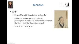 Mencius, Tao And Confucian Philosopher