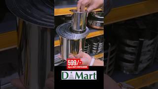 Dmart today new container set at 599/- #onlineshopping #dmart #offer