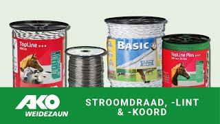 Ako schrikdraad, -koord & -lint