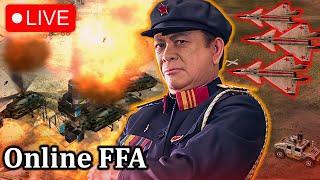 LIVE - Doing NO RULES in FFA all day!   | C&C Generals Zero hour!!