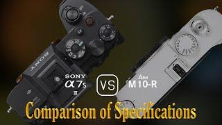 Sony A7S III vs. Leica M10-R: A Comparison of Specifications