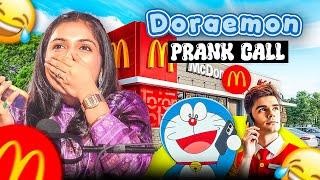 PRANK CALL || Doraemon Calling Mc Donalds 