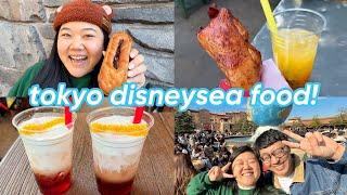 what to eat at tokyo disneysea!  experiencing the NEW fantasy springs  | VLOGMAS DAY 10