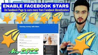 How to enable stars on Facebook page || Monetize Facebook page with Facebook Star Monetization Tool