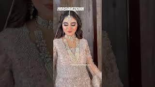 25 September 2023 Pakistani bridal look hibashavezkhan highlight video