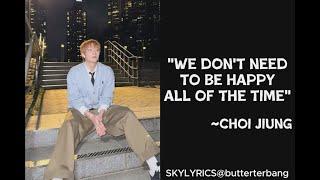 No need to be happy all the time by Choi Jiung (Lyrics)