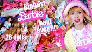 Big online Barbie haul - 80s, 90s, 2000s dolls - Superstar, vintage to modern, Maxie doll - unboxing