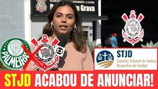 STJD CONFIRMA! PARTIDA PODE SER CANCELADA A QUALQUER MOMENTO! NOTICIAS DO CORINTHIANS HOJE