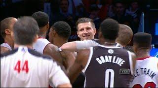 LeBron James Fouled Hard & Laughed At by Mirza Teletovic