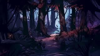 Mistery fantasy music for Inspiration - Animated background I Dark forest