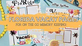 Florida Prep Vacation Sheets- Memory Pages