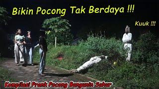 Kompilasi Prank Pocong Bangunin Sahur !!! Wanita Penakluk Pocong