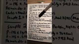 Putting it all together. Max protein VS high carbs. 2 macro/calorie calculations for a sample lifter