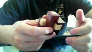 How to solve Chinese Wooden Puzzles ( KongMing Lock #1)(Details)