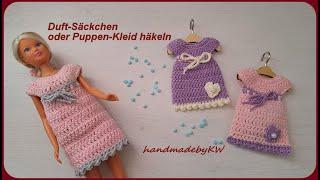 Duft Säckchen oder Puppen Kleid häkeln 