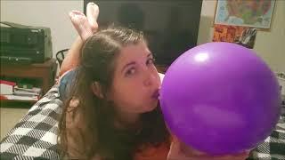 Girlfriend Blows to Pop Anniversary Balloons ASMR RP Custom