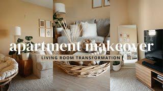 APARTMENT LIVING ROOM MAKEOVER UNDER $300