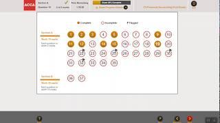 ACCA F3/FA CBE Full Exam and MTQs Question