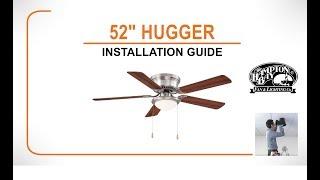 Hugger Ceiling Fan Installation Guide