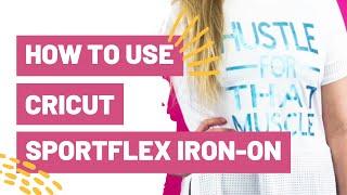 How To Use Cricut SportFlex Iron-On | DIY Workout Shirts