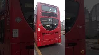 London Bus Route 64 at West Croydon Bus Station on E400 T156 LJ60AVD