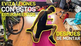 ¡NO TERMINES DE MONTAR BICICLETA sin antes hacer estos ejercicios! Estiramientos NIVEL FÁCIL