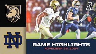 Game Highlights: Army vs Notre Dame (Nov. 23, 2024)