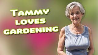 Tammy Loves Gardening | Natural Attractive Older Woman Over 60