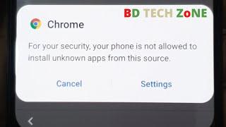 For your security, your phone is not allowed to install unknown apps from this source A51 FRP BYPASS