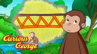 How Do Bridges Work?  Curious George  Kids Cartoon  Kids Movies