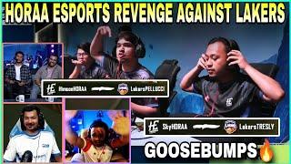 Horaa Esports Revenge Celebration Against Lakers | Sky 1v4 Clutch | Streamers & Casters Reaction