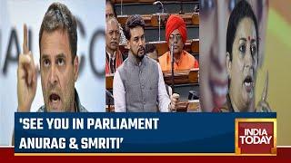 Rahul Gandhi To Attend Parliament Session Today | 'See You In Parliament Anurag & Smriti': Cong