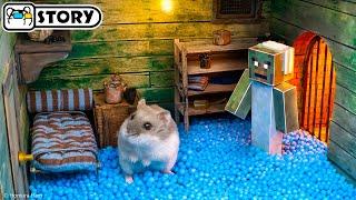 Hamster vs Granny in the Minecraft Dungeons - Redstone Mines  Homura Ham Pets