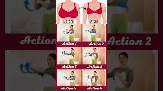 6 Exercises Reduce Breast Fat Lose Breast Size #short #hsfitworkout #fatloss