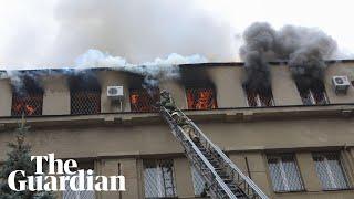 Kharkiv: Russian missile strikes hit police department