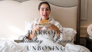 REAL TIME OPEN MY BIRTHDAY PRESENTS WITH ME & HARRODS UNBOXING | Lydia Elise Millen
