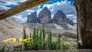 Tre Cime Di Lavaredo Dolomites Italy  4K Walk Tour !