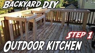 DIY Outdoor Kitchen | How to build an outdoor kitchen | How to build an outdoor kitchen on a budget