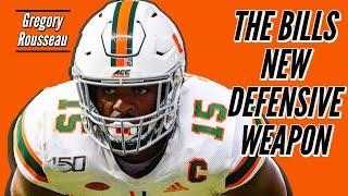 Bills Draft Hurricanes Defensive End Gregory Rousseau