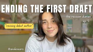 ENDING THE FIRST DRAFT  // finish annotating my first draft with me!