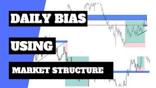 How To Identify Daily Bias - Using Market Structure