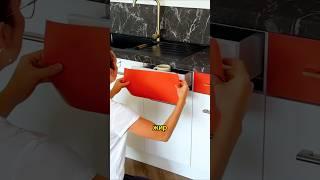 Простая оклейка кухни винилом #shortvideo #ремонт #design #дизайн #кухня #shorts #kitchen #винил
